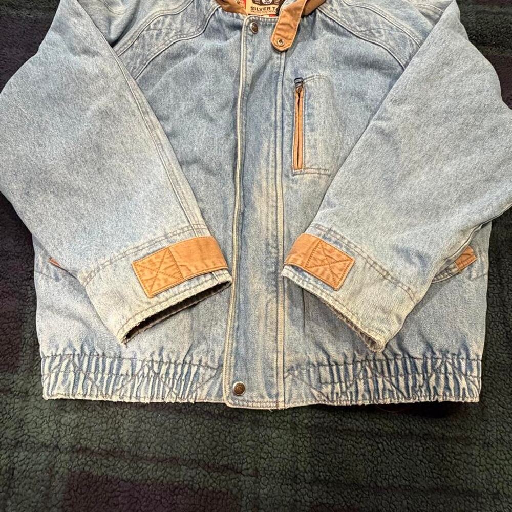 Levis 1990s silver tab quilted